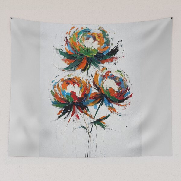Item preview, Abstract Peonies designed and sold by caracatita75.