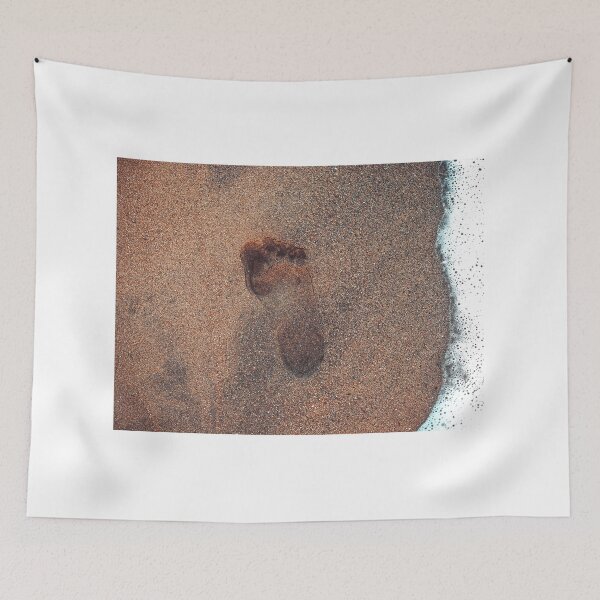 Item preview, Footprint Washed Away by the Sea designed and sold by Por.Ahi.PR.