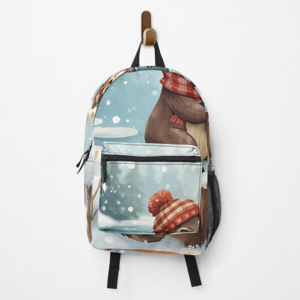 Item preview, Squirrel & Otter – Cozy Companions in the Snow designed and sold by WildlifeWhimsy.
