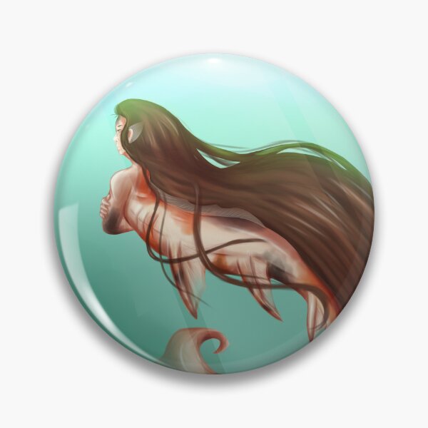 Item preview, Silence Beneath the Waves - Koi Mermaid Digital Art designed and sold by scandalouser.