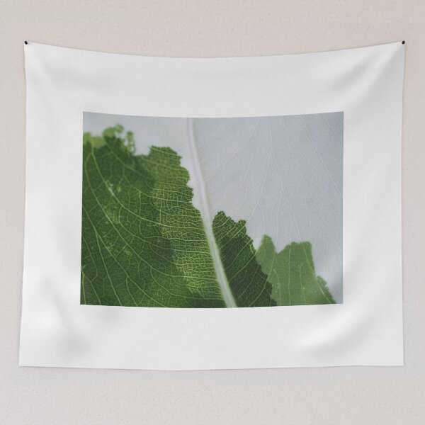 Item preview, Green and White Harmony of a Leaf designed and sold by Por.Ahi.PR.