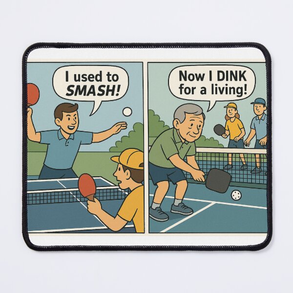 Item preview, From Ping Pong Smashes to Pickleball Dinks designed and sold by Print Unfiltered.