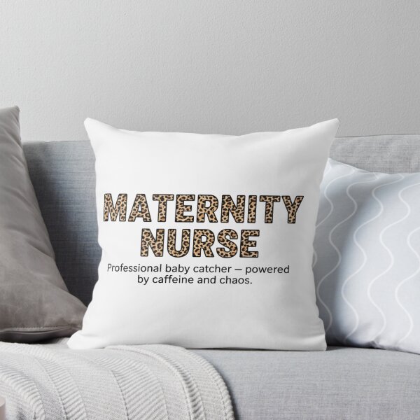 Item preview, Maternity Nurse Professional Baby Catcher Powered by Caffeine and Chaos T-Shirt, Cute Labor and Delivery Gift, Doula Midwife Sticker Design designed and sold by WHDProduction45.