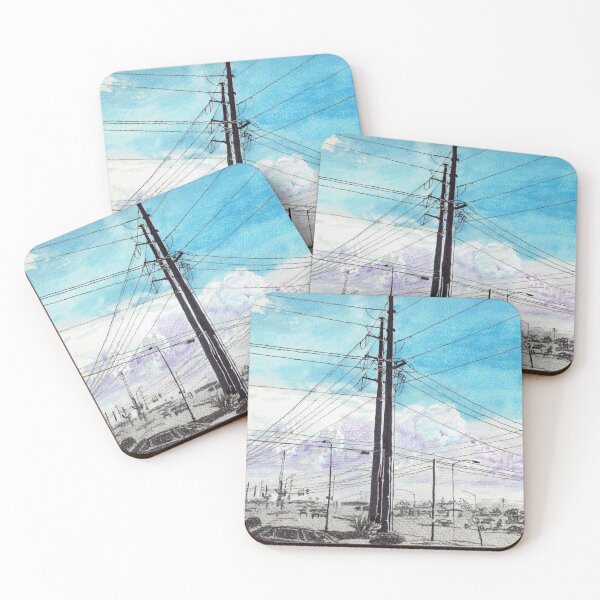 Item preview, Parallel - A study of clouds and wires designed and sold by ThreeBlooms.