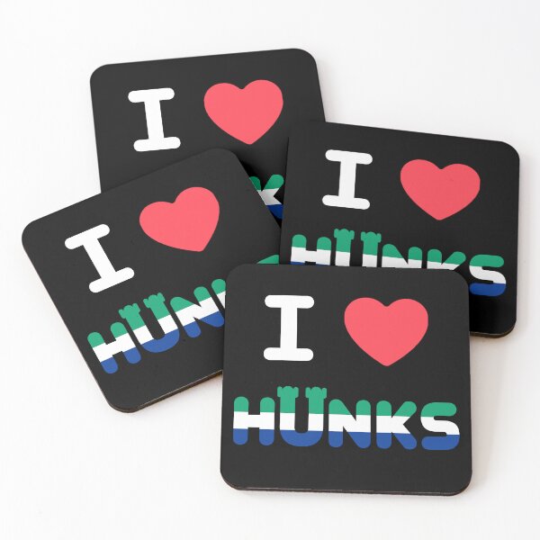 Item preview, I <3 HUNKS designed and sold by birdgoatman.