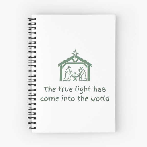 Item preview, The true light has come into the world. Christmas design designed and sold by SofikoDesigns.