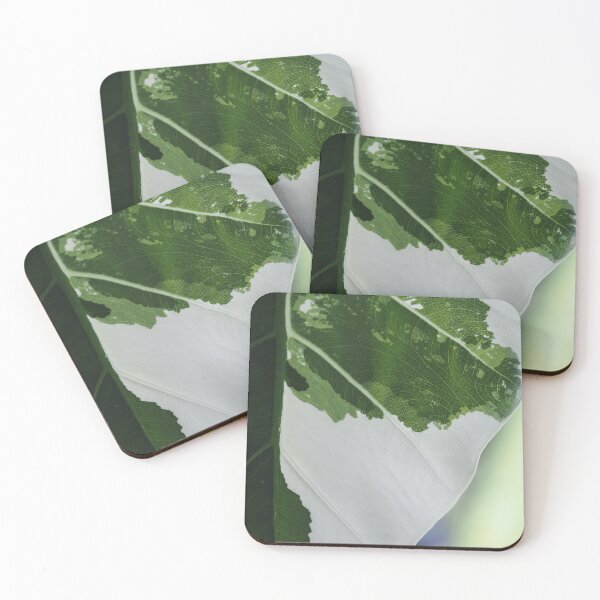 Item preview, Emerald and Ivory Leaf Contrast designed and sold by Por.Ahi.PR.