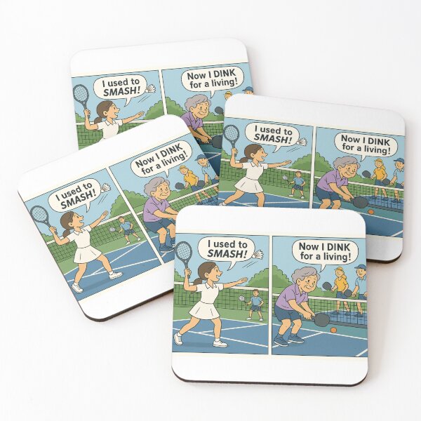 Item preview, From Badminton Smash to Pickleball Dink designed and sold by Print Unfiltered.