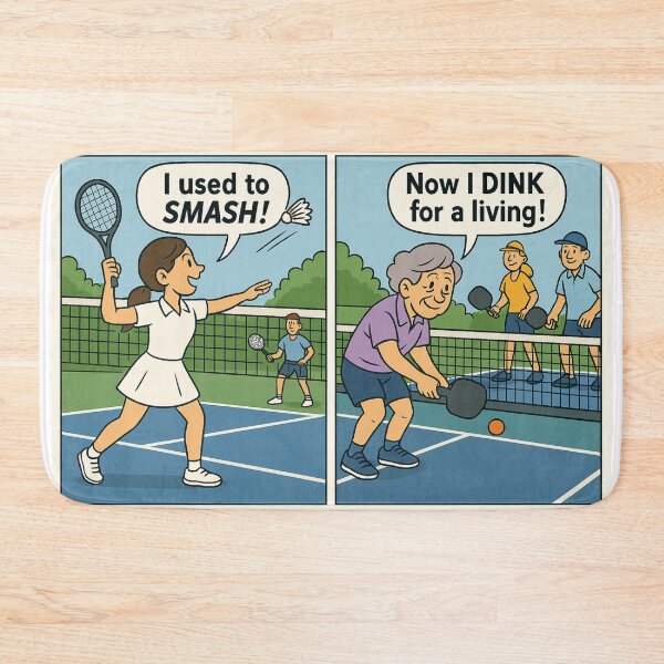 Item preview, From Badminton Smash to Pickleball Dink designed and sold by Print Unfiltered.