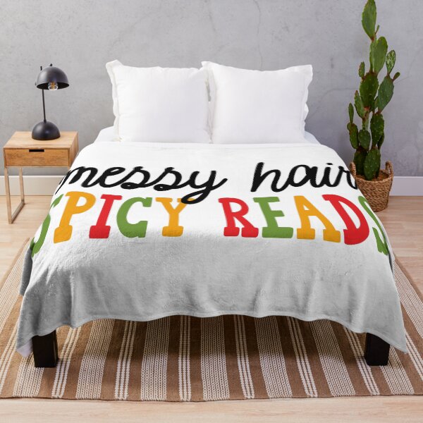 Item preview, Messy Hair Spicy Reads Shirt – Book Lover Gift for Her, Messy Hair Spicy Reads Sweatshirt – Cozy Bookworm Gift, Messy Hair Spicy Reads Mug – Spicy Book Girl Sticker for Student designed and sold by Noe Mill.