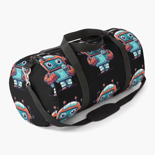 Item preview, Cute Green and Orange Robot Cartoon – Fun Sci-Fi Character Design designed and sold by Cultradesign.