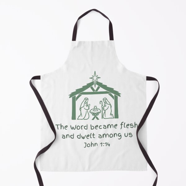 Item preview, The Word became flesh and dwelt among us. John 1:14. Christmas designed and sold by SofikoDesigns.