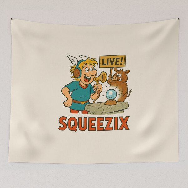 Item preview, Squeezix - The Bard of Live TV designed and sold by Bratak.