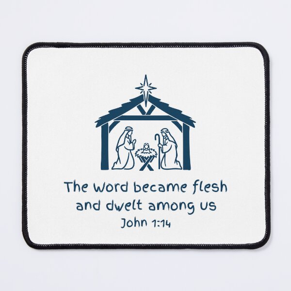 Item preview, El Verbo se hizo carne y habitó entre nosotros. Juan 1:14. Navidad designed and sold by SofikoDesigns.
