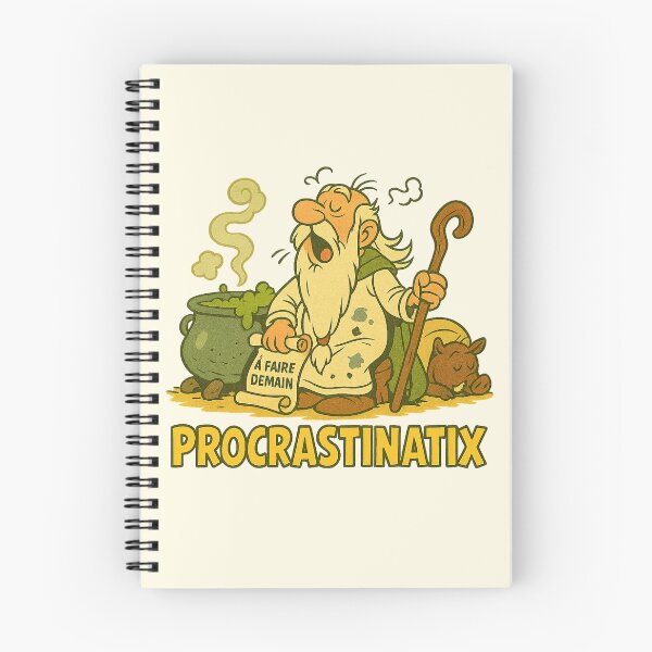 Item preview, Procrastinatix - The Druid Who Puts Everything Off Until Tomorrow designed and sold by Bratak.