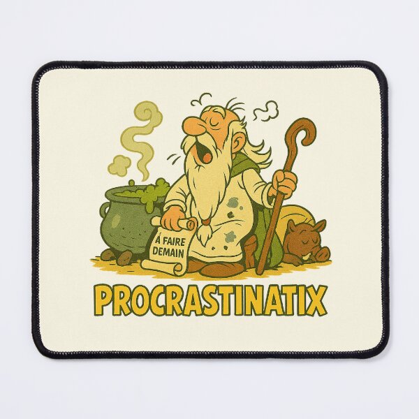 Item preview, Procrastinatix - The Druid Who Puts Everything Off Until Tomorrow designed and sold by Bratak.