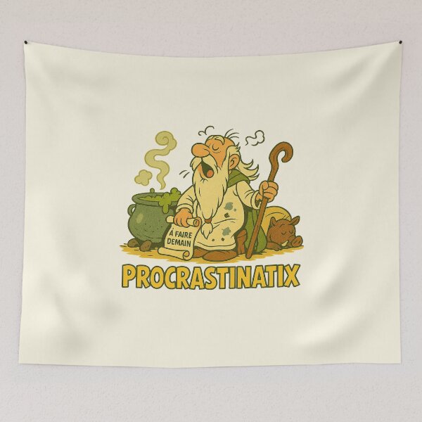 Item preview, Procrastinatix - The Druid Who Puts Everything Off Until Tomorrow designed and sold by Bratak.