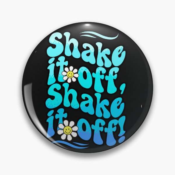 Item preview, Shake It Off, Shake It Off - Be Happy Retro Design - Positivity Quote designed and sold by Sun Sand & Sea Art.