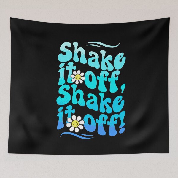 Item preview, Shake It Off, Shake It Off - Be Happy Retro Design - Positivity Quote designed and sold by Sun Sand & Sea Art.
