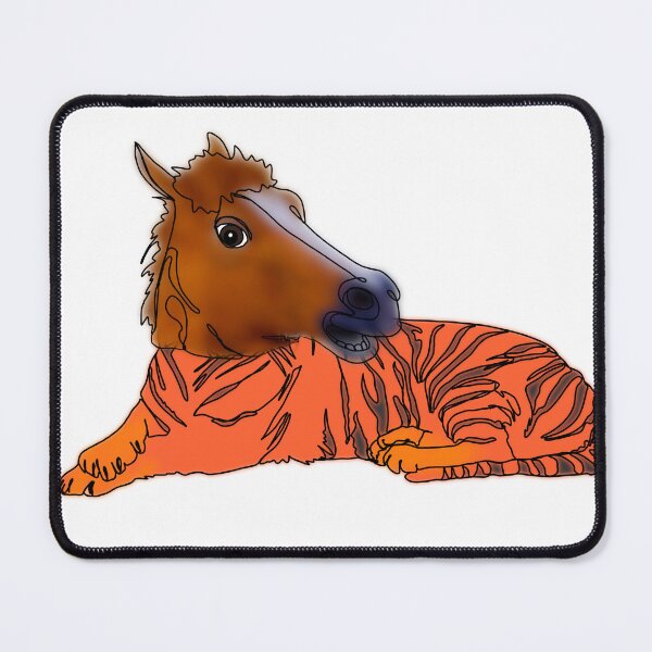 Item preview, Maple the Tiger Wearing a horse Hat – animalzinhats designed and sold by Ashley’sAnimalz.