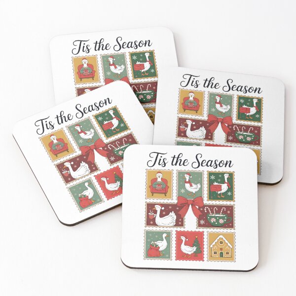 Item preview, Tis the Season Goose Stamps designed and sold by SoftStyleStudio ⭐⭐⭐.