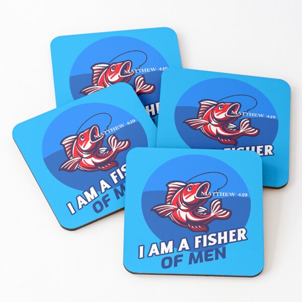 Item preview, I Am A Fisher Of Men Matthew 4:19 designed and sold by Mrs. Kizzy Gillis Heavenly-Merch.