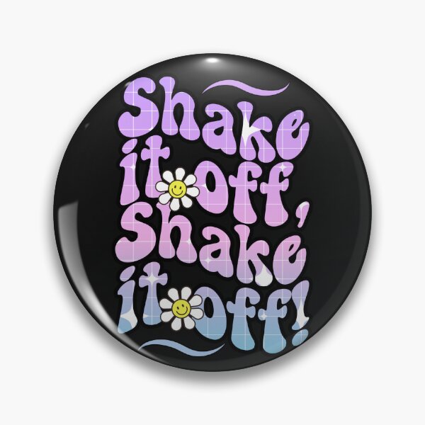 Item preview, Shake It Off, Shake It Off - Be Happy Retro Design - Positivity Quote designed and sold by Sun Sand & Sea Art.