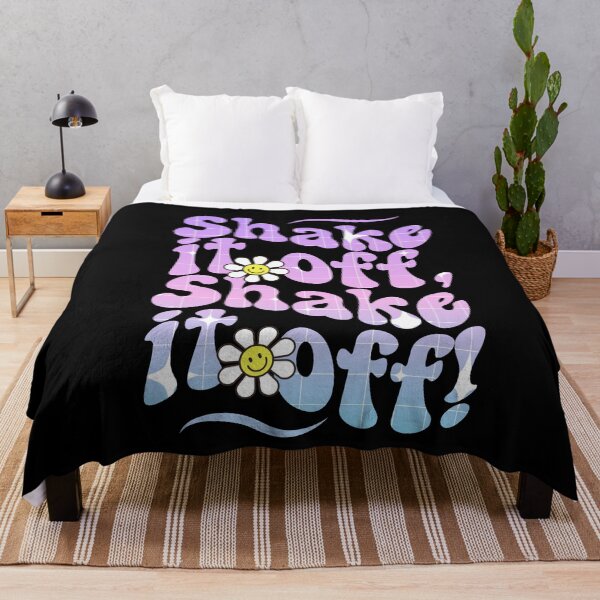 Item preview, Shake It Off, Shake It Off - Be Happy Retro Design - Positivity Quote designed and sold by Sun Sand & Sea Art.