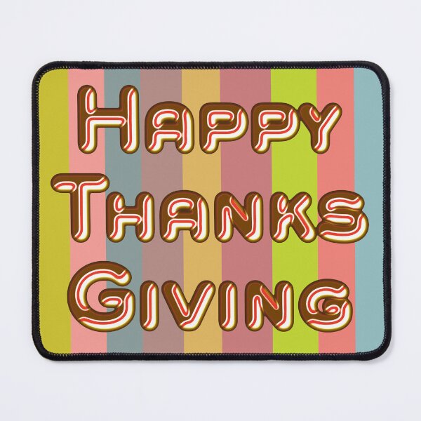 Item preview, The Joyful Typography of Happy Thanksgiving for Heartfelt Gratitude and Love designed and sold by cremedecolor.
