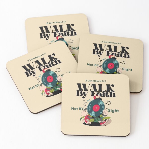 Item preview, Walk By Faith Not By Sight 2 Corinthians 5:7 designed and sold by Mrs. Kizzy Gillis Heavenly-Merch.
