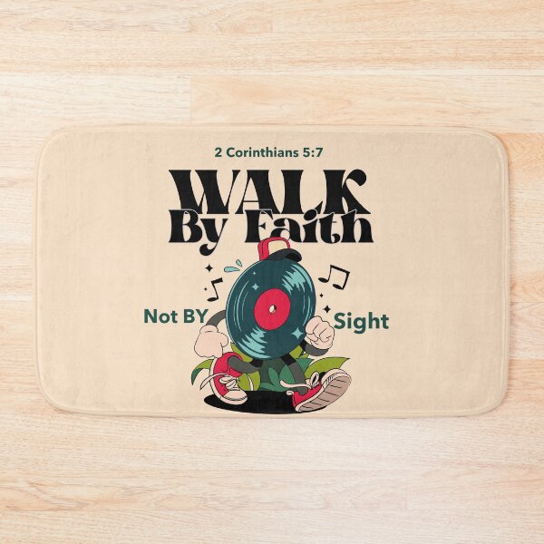 Item preview, Walk By Faith Not By Sight 2 Corinthians 5:7 designed and sold by Mrs. Kizzy Gillis Heavenly-Merch.