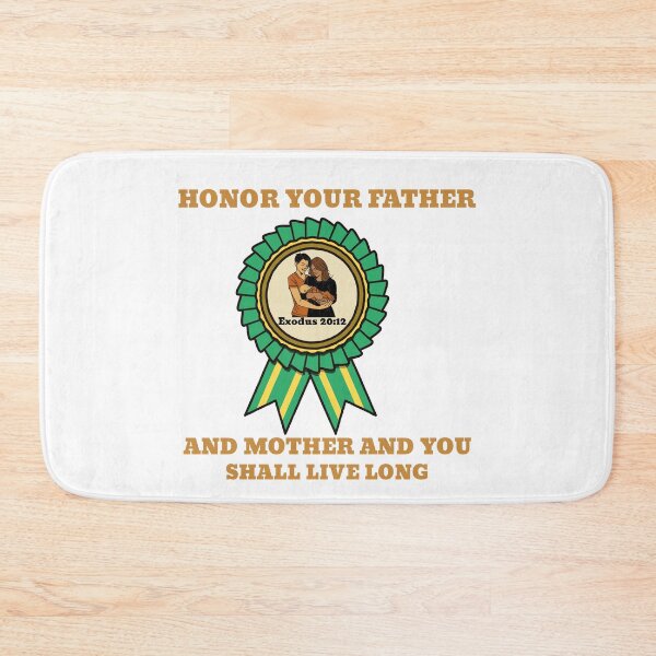 Item preview, Honor Your Father And Mother And You Shall Live Long Exodus 20:12  designed and sold by Mrs. Kizzy Gillis Heavenly-Merch.