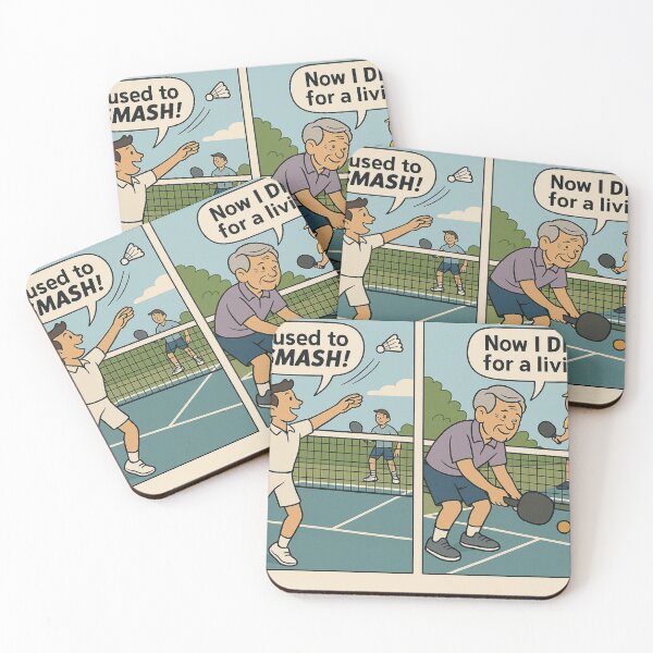 Item preview, From Badminton Smashes to Pickleball Dinks designed and sold by Print Unfiltered.