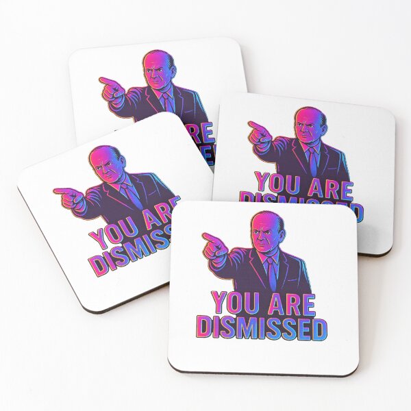 Item preview, You Are Dismissed – Neon Power Statement for strong personalities designed and sold by Gletschie.