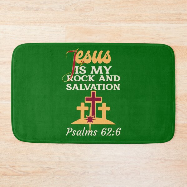 Item preview, Jesus Is My Rock And Salvation Psalms 62:6  designed and sold by Mrs. Kizzy Gillis Heavenly-Merch.