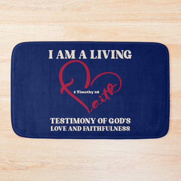 Item preview, I Am A Living Testimony Of God's Love And Faithfulness 2 Timothy 1:8  designed and sold by Mrs. Kizzy Gillis Heavenly-Merch.