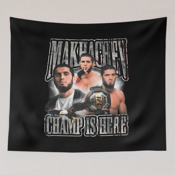 Item preview, Islam Makhachev The Black Belt Checker designed and sold by JeyVel.