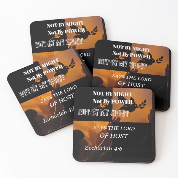 Item preview, Not By Might Not By Power But By My Spirit Says The Lord Of Host Zechariah 4:6  designed and sold by Mrs. Kizzy Gillis Heavenly-Merch.