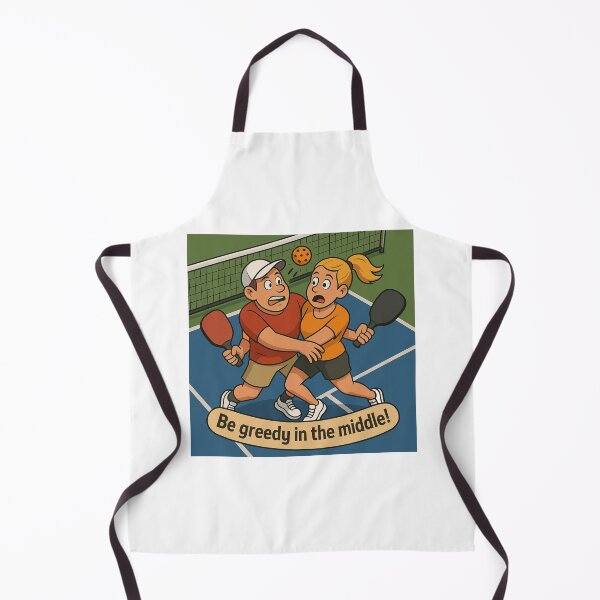 Item preview, Be Greedy in the Middle in Pickleball designed and sold by Print Unfiltered.