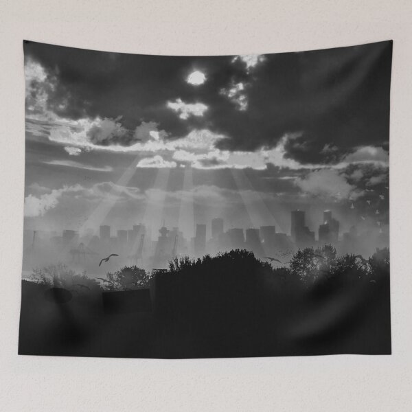 Item preview, City of Mist – Light Over Vancouver designed and sold by Flower Magic .