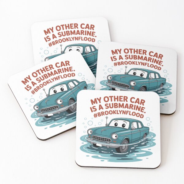 Item preview, My Other Car Is A Submarine. #BrooklynFlood T-Shirt | NYC Humor Gift – Funny New York City Weather Meme designed and sold by Clothesbest.