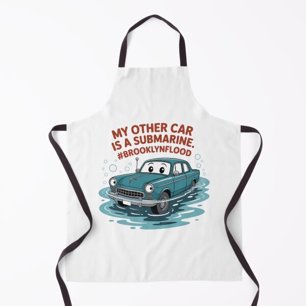 Item preview, My Other Car Is A Submarine. #BrooklynFlood T-Shirt | NYC Humor Gift – Funny New York City Weather Meme designed and sold by Clothesbest.