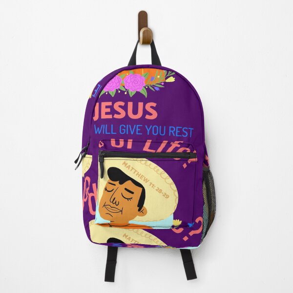 Artikelvorschau, Müde vom Leben? Komm zu Jesus und er wird dir Ruhe geben. Matthäus 11: 28-29 entworfen und verkauft von Mrs. Kizzy Gillis Heavenly-Merch.