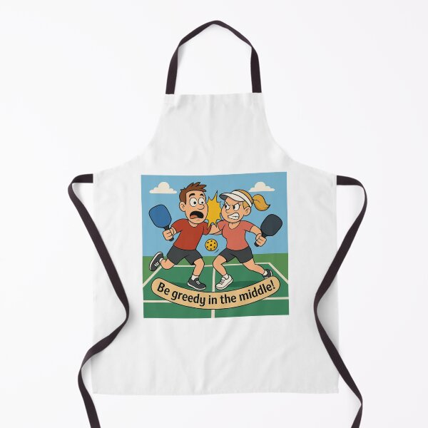 Item preview, Be Greedy in the Middle in Pickleball designed and sold by Print Unfiltered.