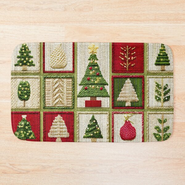 Item preview, Patchwork Christmas Tree Lights Pattern designed and sold by scicilysimonee.