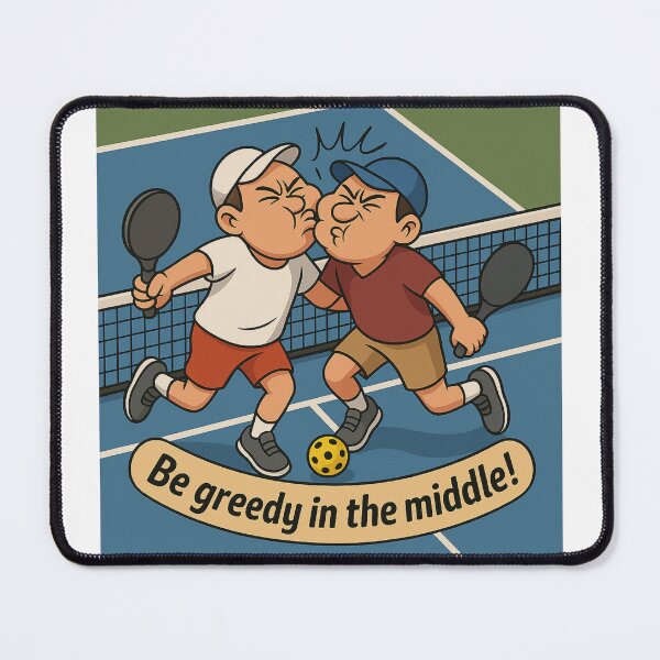 Item preview, Be Greedy in the Middle in Pickleball designed and sold by Print Unfiltered.