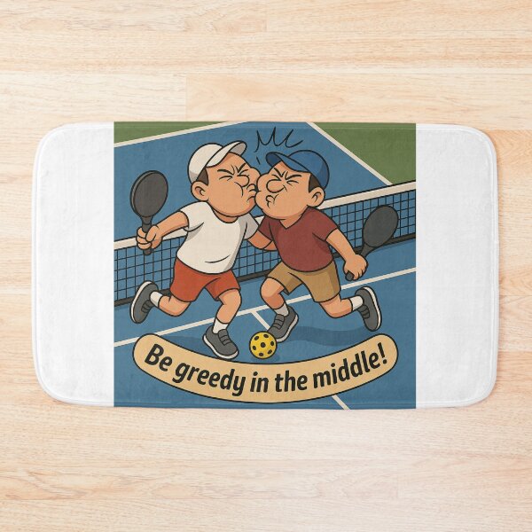 Item preview, Be Greedy in the Middle in Pickleball designed and sold by Print Unfiltered.