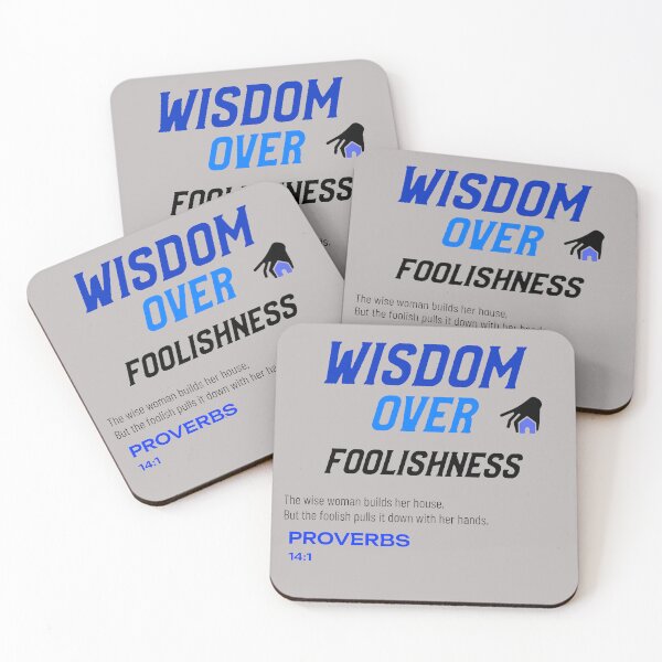 Item preview, Wisdom Over Foolishness Proverbs 14:1  designed and sold by Mrs. Kizzy Gillis Heavenly-Merch.