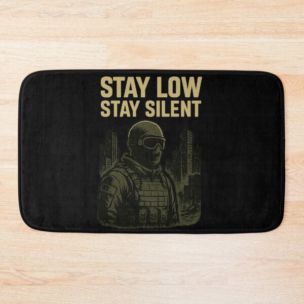 Item preview, Stay low stay silent designed and sold by Tactical Override.
