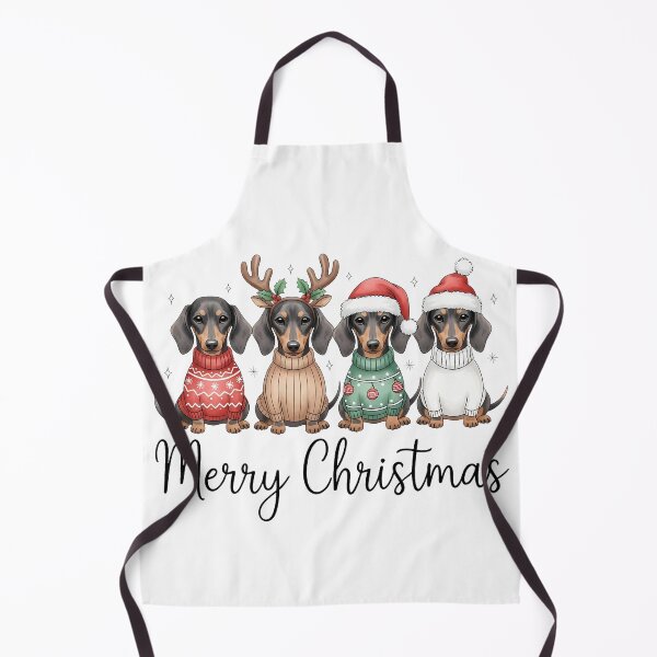 Item preview, Christmas Dachshund - Merry Christmas   Doxie   Wiener Dog   Weenie Dog designed and sold by Bichon Boutique.
